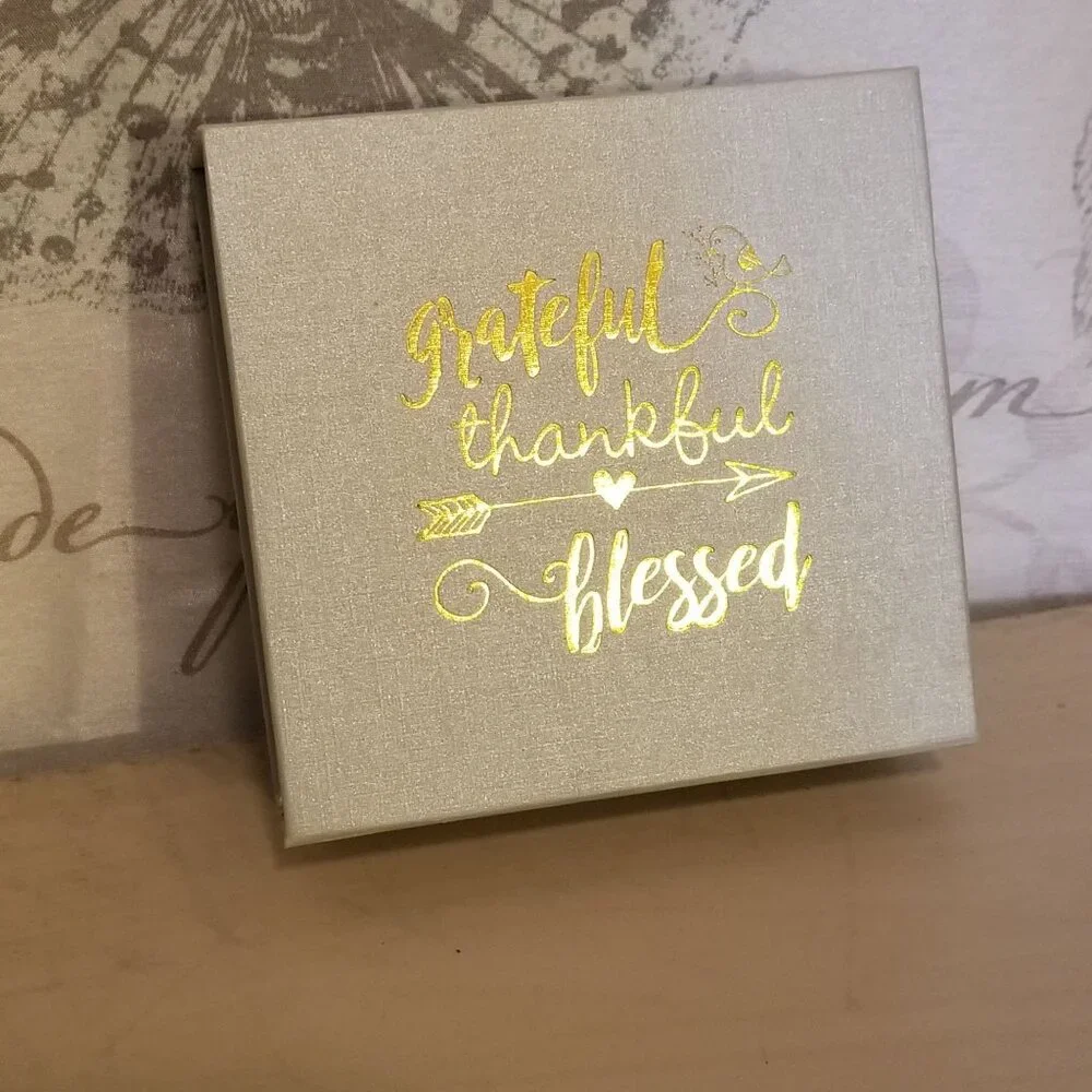 Engraved Glass Paper Weight In Box - Picture 4 of 4